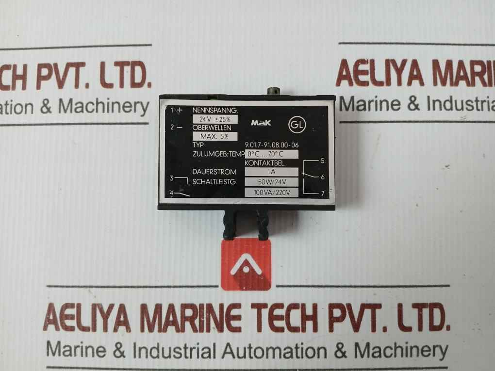 Plug-in Relay 50W/24V Mak 9.01.7-91.08.00-06