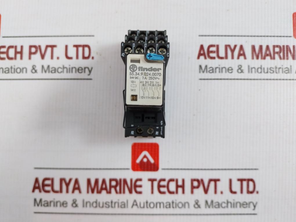Plug-in Relay 7A 250V Finder 55.34.9.024.0070