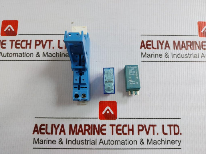 Plug-in Relay With Relay Socket Assembly 95.05 44.62S Finder 24 Vdc