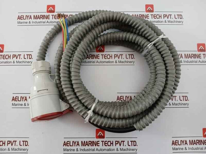 Plug And Socket Assembly Ip44 5 Meter Teknic Isn 1653