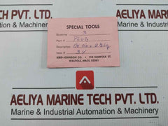 Plug For Install Of Hub Support Plate Bird-johnson