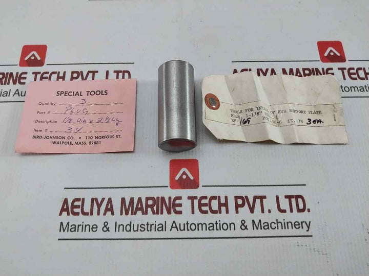 Plug For Install Of Hub Support Plate Bird-johnson
