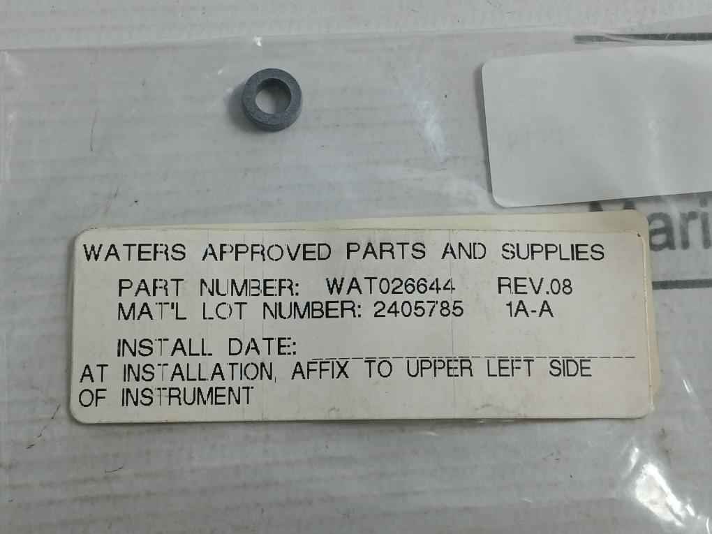 Plunger Seal Rev.08 Waters Wat026644