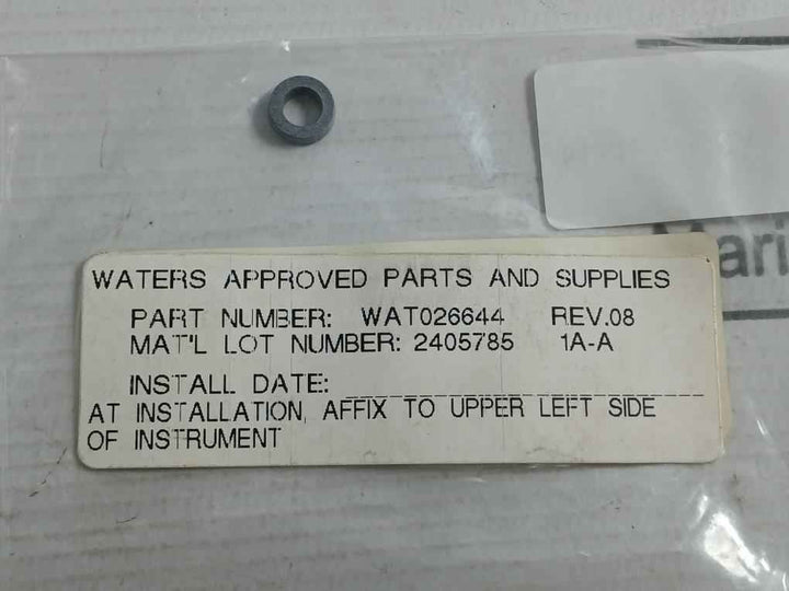 Plunger Seal Rev.08 Waters Wat026644