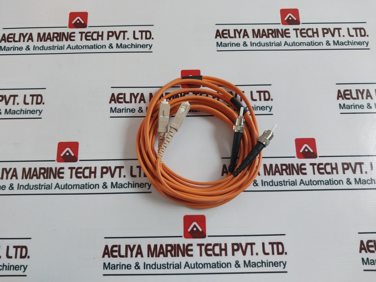 Plus Informatica Metrocable COA-MM-DP Fiber Optic Cable Duplex SC-ST, 2.5 Meter