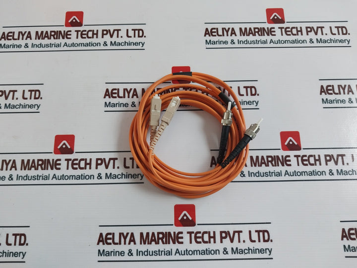 Plus Informatica Metrocable COA-MM-DP Fiber Optic Cable Duplex SC-ST, 2.5 Meter