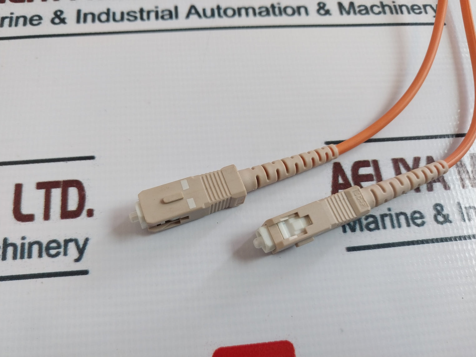 Plus Informatica Metrocable COA-MM-DP Fiber Optic Cable Duplex SC-ST, 2.5 Meter