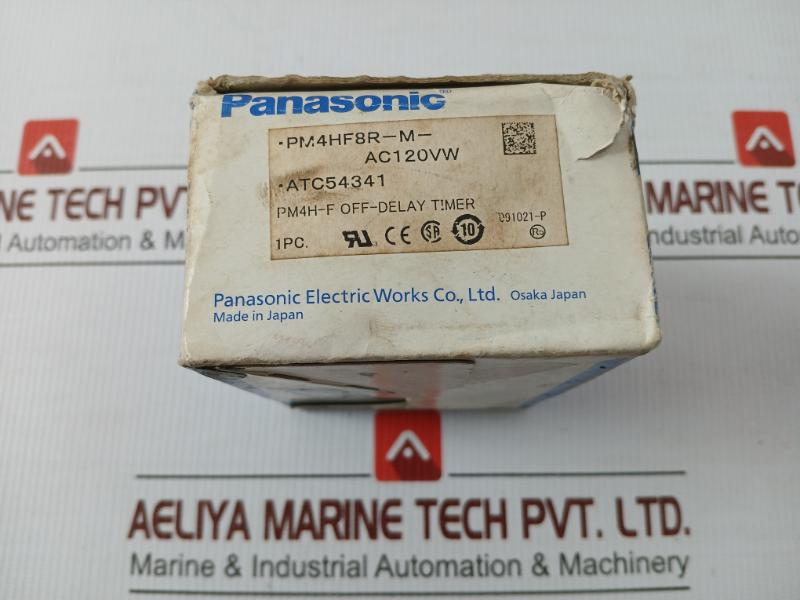 Pm4Hf8R-m-ac120Vw Off-delay Timer 0-10 Min Panasonic