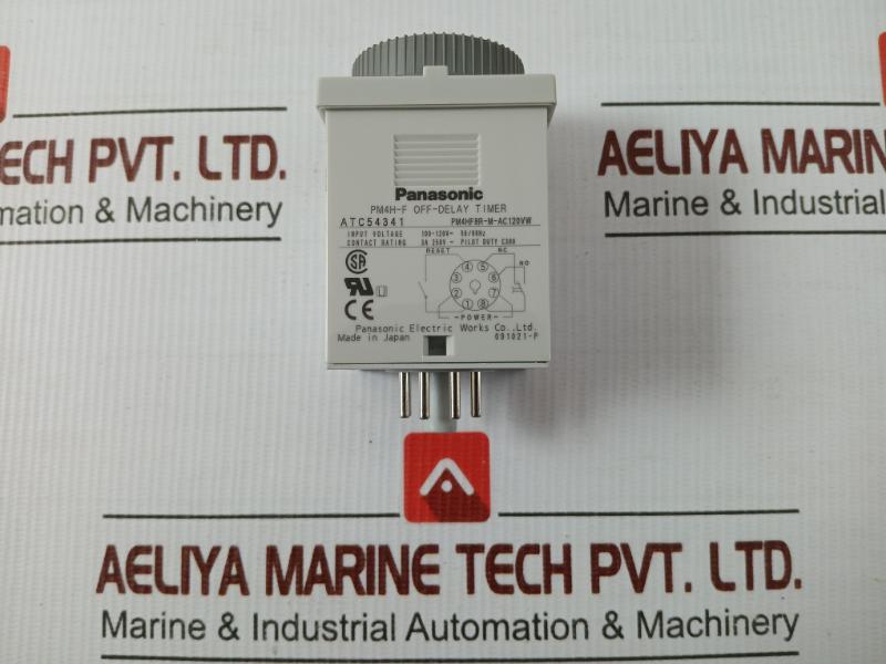 Pm4Hf8R-m-ac120Vw Off-delay Timer 0-10 Min Panasonic