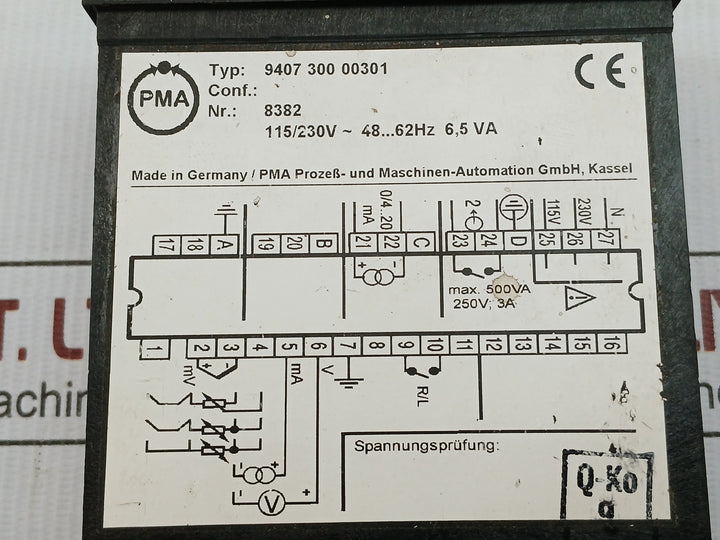 Pma Digital Process Indicator 115/230V,48-62Hz,6.5 Va Digital 280