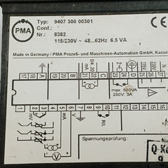 Pma Digital Process Indicator 115/230V,48-62Hz,6.5 Va Digital 280