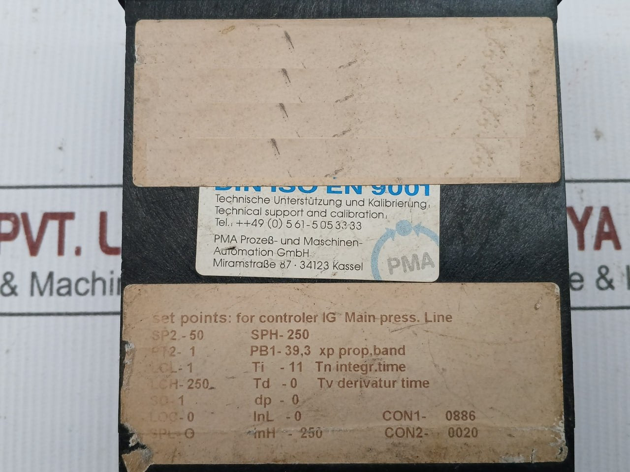 Ks 40 Panel Mount Pid Temperature Controller Brand Pma 115/230V 48..62Hz 6,5 Va