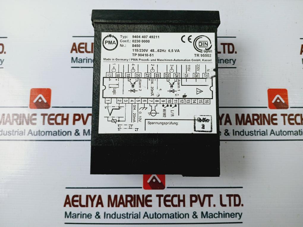 Pma Ks 40/ 9404 407 49211 Temperature Controller 115/230V 48-62Hz 6,5Va