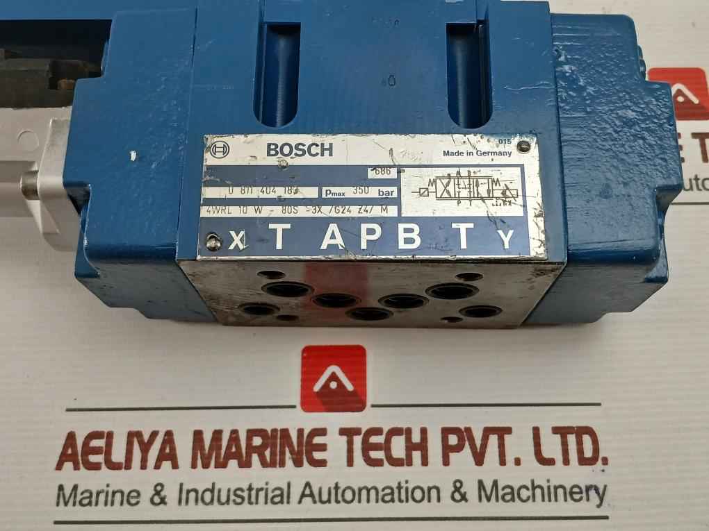 Pmax 315 Bar Direct Operated Proportional Valve By Bosch Part No: 0 831 006003