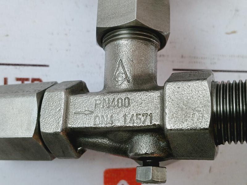 Pn400 1.4571 Pressure Gauge Shut-off Valve