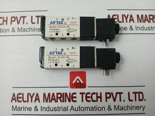 Pneumatic Directional Valve 24v 2.5w Airtac 4v110-06