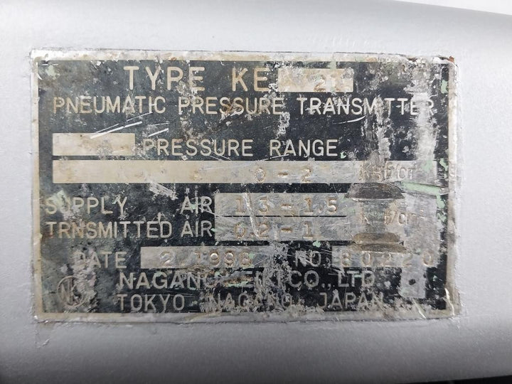 Pneumatic-Pressure-Transmitter-By-Nagano-Keiki-Ke-21-0-2-Kgf-Cm2-Ke-21-8