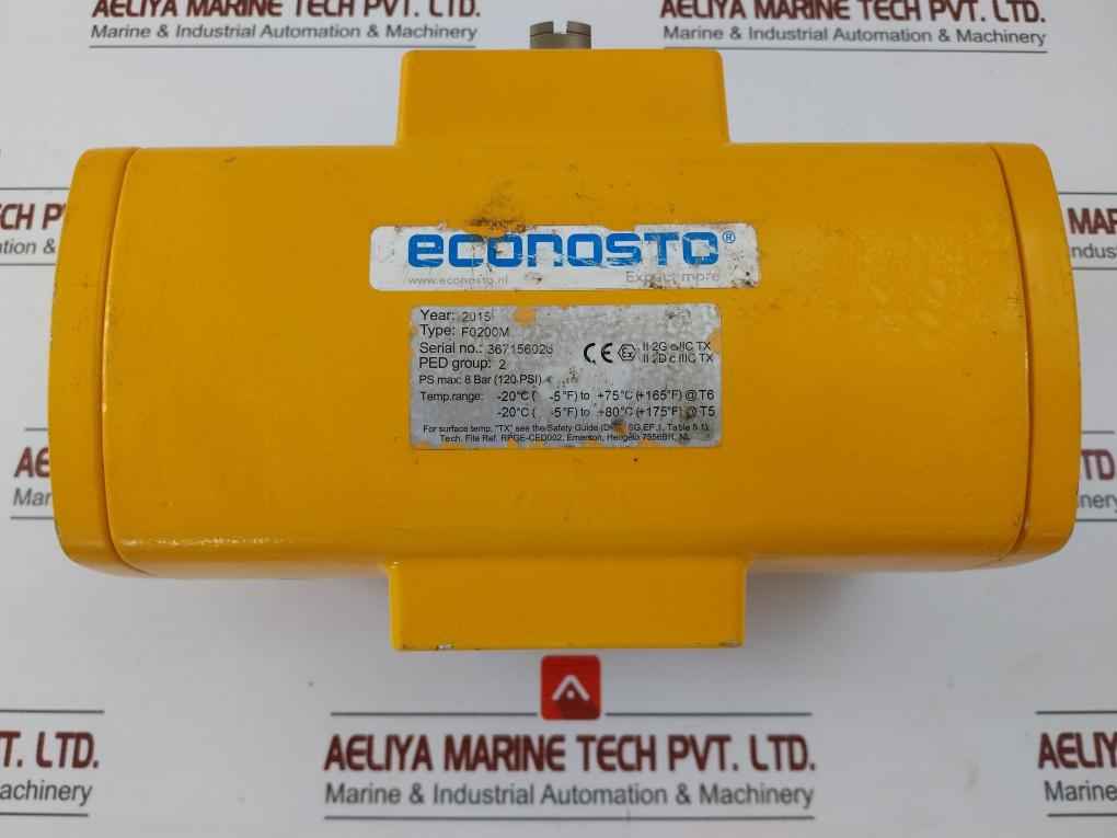 Pneumatic Actuator Econosto Part No. F0200M  8 Bar (120 Psi)
