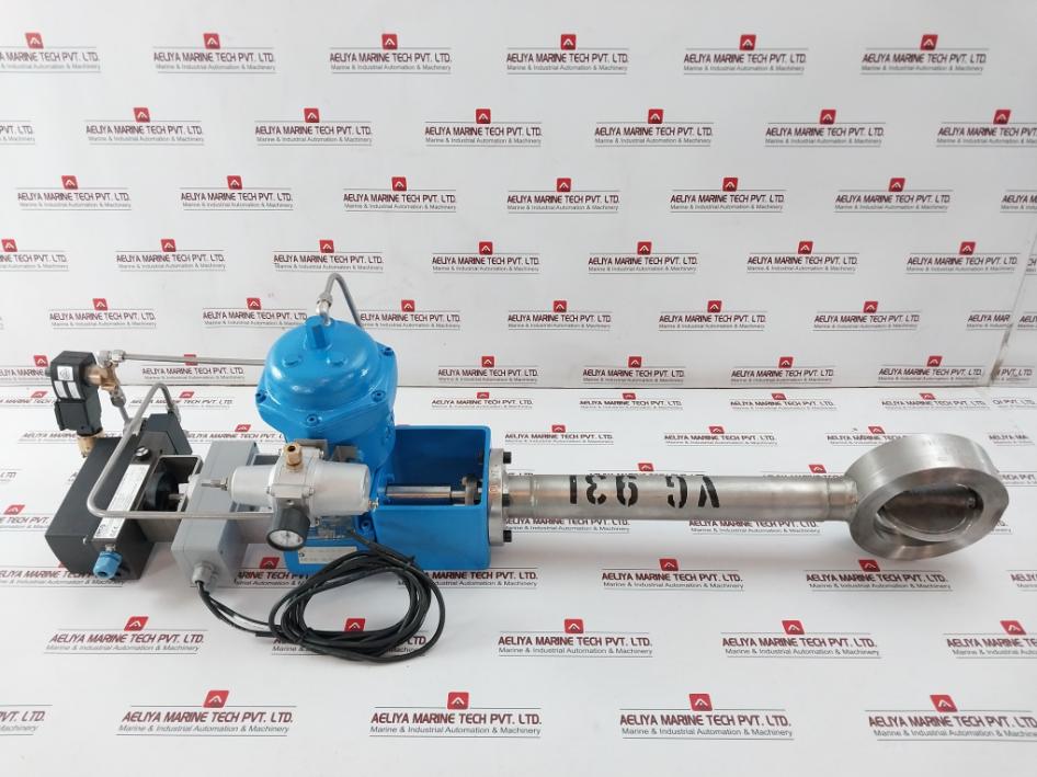 Pneumatic Butterfly Valve Actuator Assembly 0-6 Bar Arca-regler 247 410