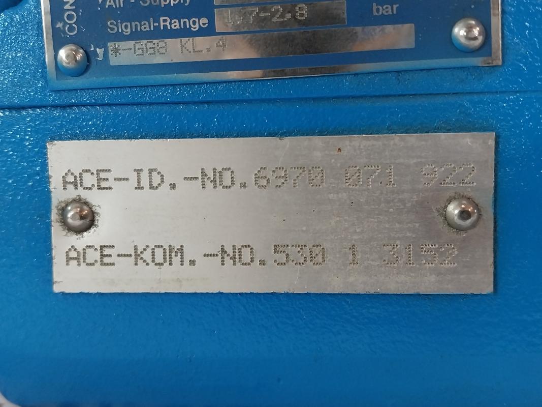 Pneumatic Butterfly Valve Actuator Assembly 0-6 Bar Arca-regler 247 410