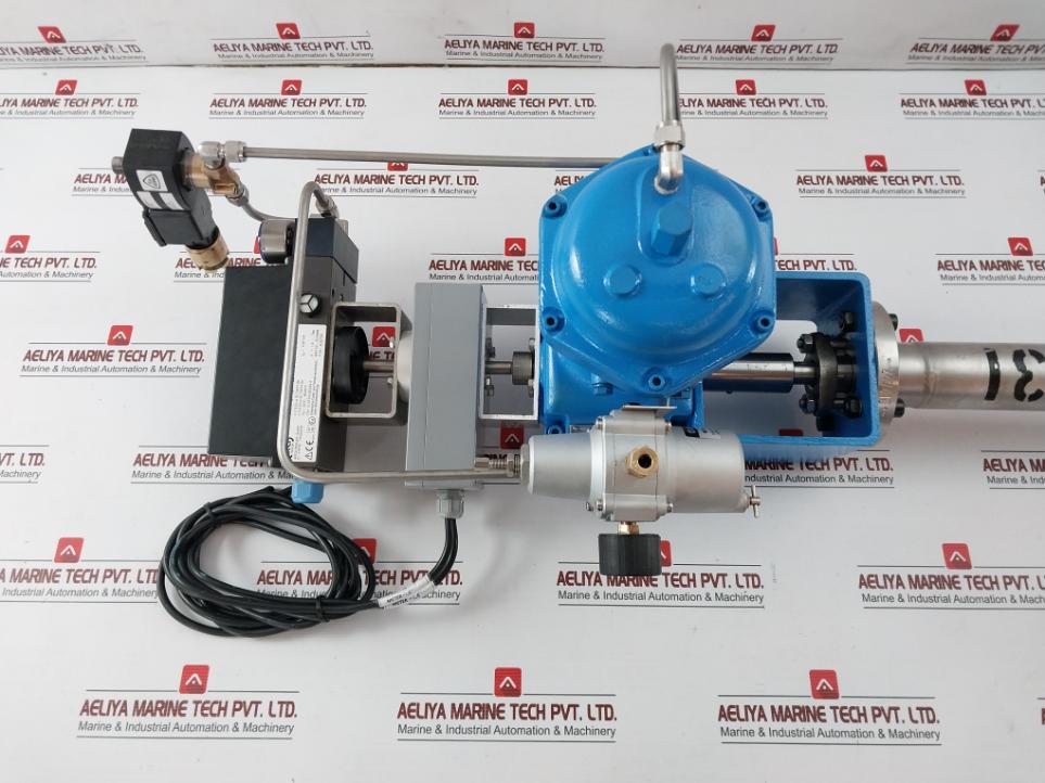 Pneumatic Butterfly Valve Actuator Assembly 0-6 Bar Arca-regler 247 410