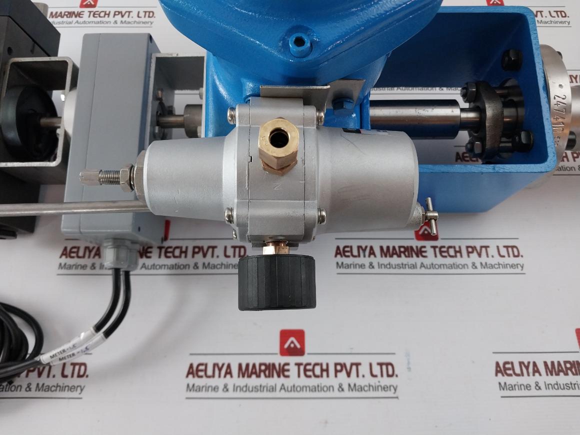 Pneumatic Butterfly Valve Actuator Assembly 0-6 Bar Arca-regler 247 410