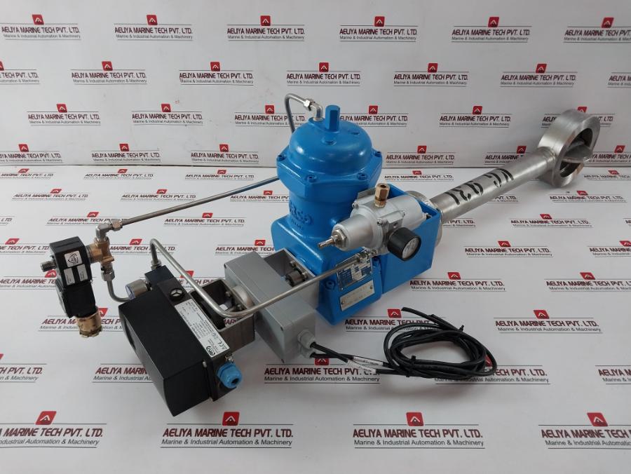Pneumatic Butterfly Valve Actuator Assembly 0-6 Bar Arca-regler 247 410