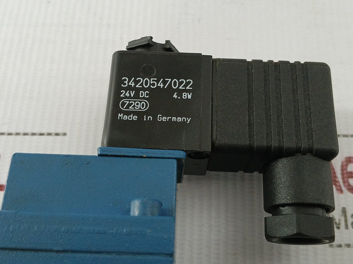 Pneumatic Directional Control Valve 3722260220 Rexroth 24V Dc