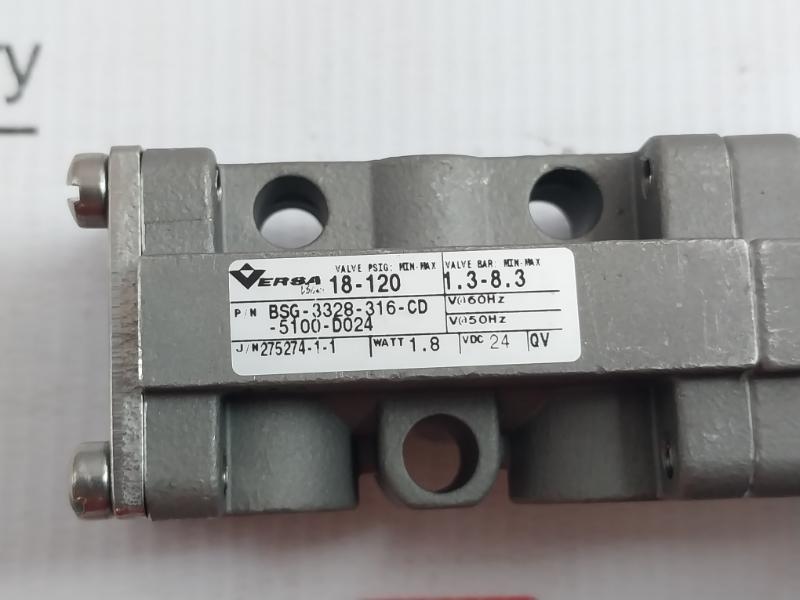 Pneumatic Directional Control Valve Bsg-3328-316-cd-5100-d024 Versa