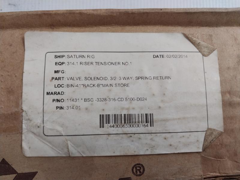 Pneumatic Directional Control Valve Bsg-3328-316-cd-5100-d024 Versa