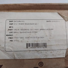 Pneumatic Directional Control Valve Bsg-3328-316-cd-5100-d024 Versa