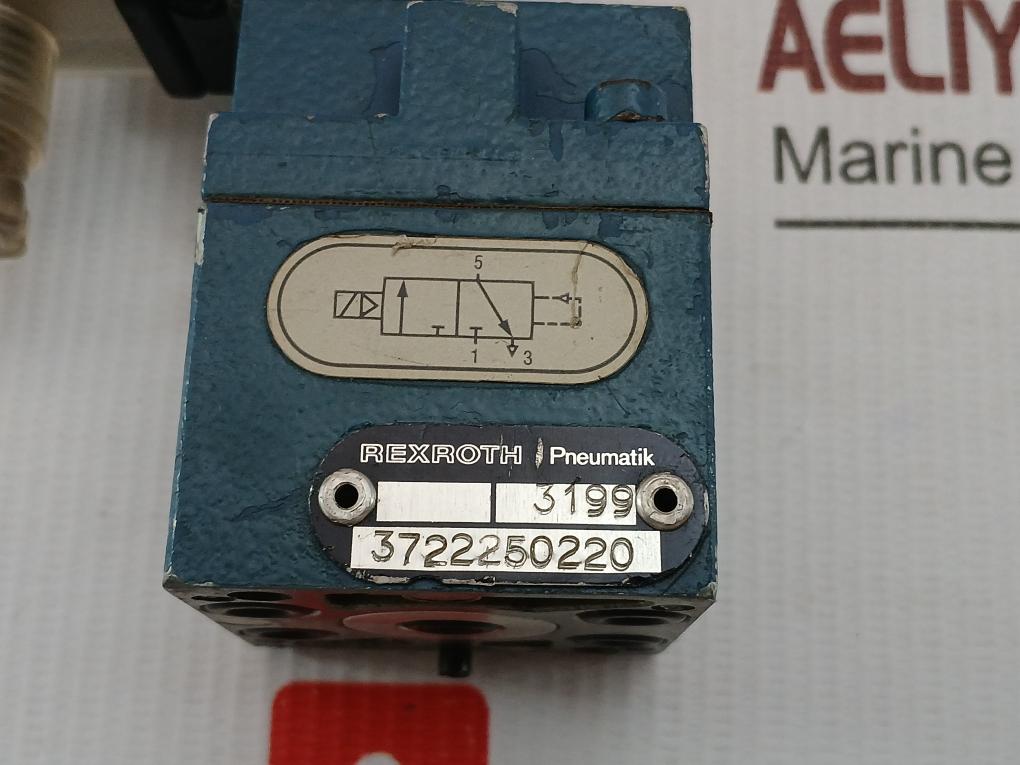 Pneumatic Directional Valve 3722250220 Rexroth 24V Dc 4.8 W