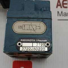 Pneumatic Directional Valve 3722250220 Rexroth 24V Dc 4.8 W