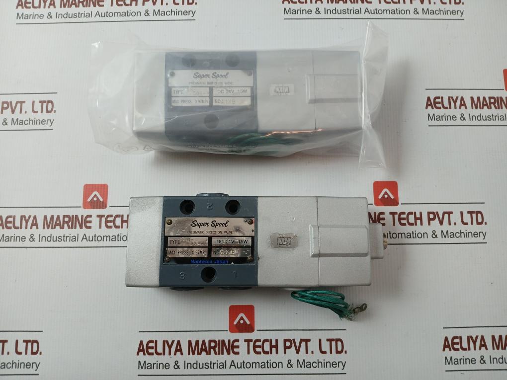 Pneumatic Directional Valve  Psm-33E-p Brand Nabtesco Dc24V 15W