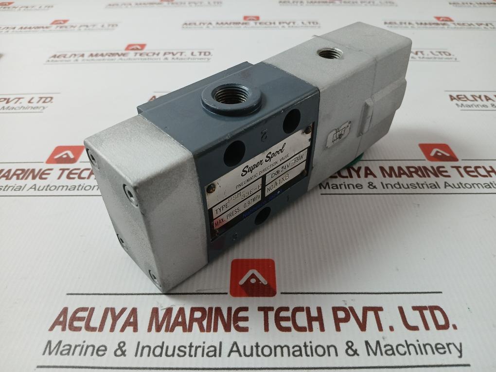 Pneumatic Directional Valve  Psm-33E-p Brand Nabtesco Dc24V 15W