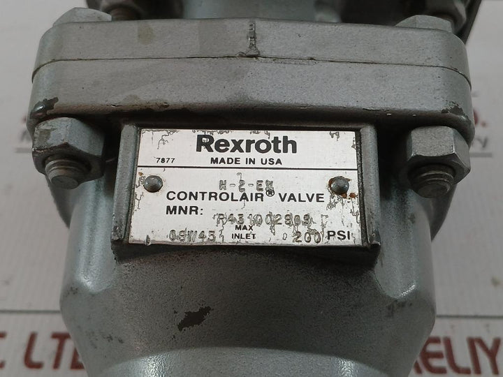 Pneumatic Pressure Regulating Valve H-2-ex Rexroth 200Psi