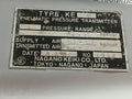 Pneumatic Pressure Transmitter 0-25 Kgf/Cm2 Nagano Keiki Ke 21