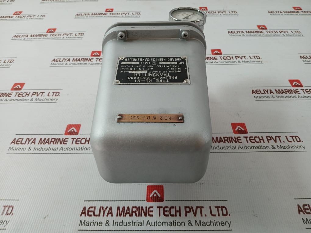 Pneumatic Pressure Transmitter Ke-21 Nagano Keiki 1.3-1.5 Kg/Cm2