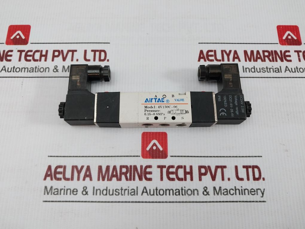 Pneumatic Solenoid Valve 4V130C-06 Airtac Dc24V 2.5W