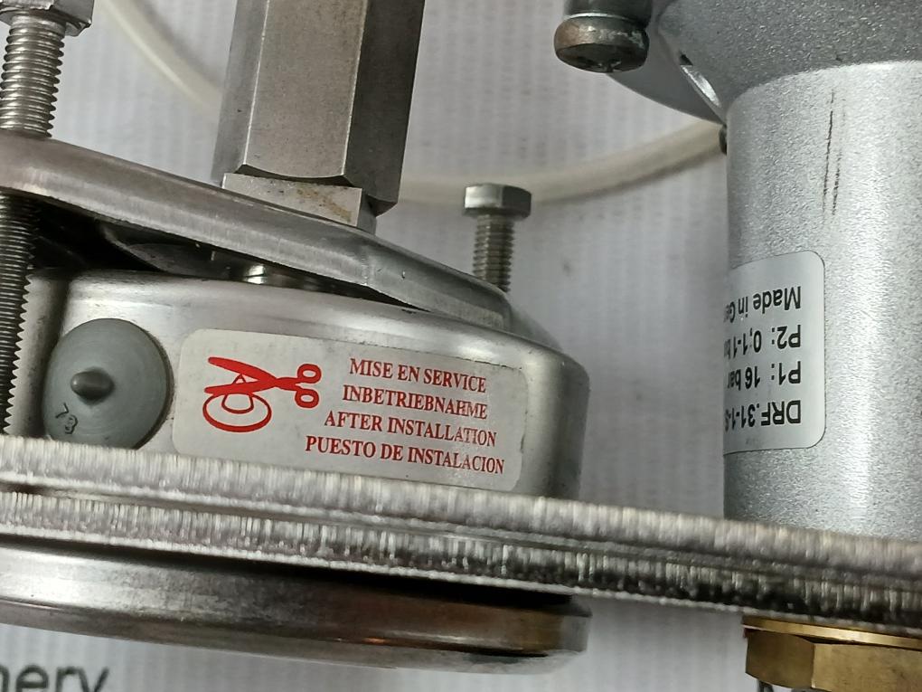 Pneumatic Station Assembly 0 To 1.6Bar 0 To 160Kpa En 837 Cryo Star 791074960-50