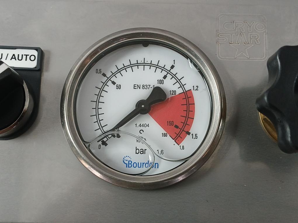 Pneumatic Station Assembly 0 To 1.6Bar 0 To 160Kpa En 837 Cryo Star 791074960-50