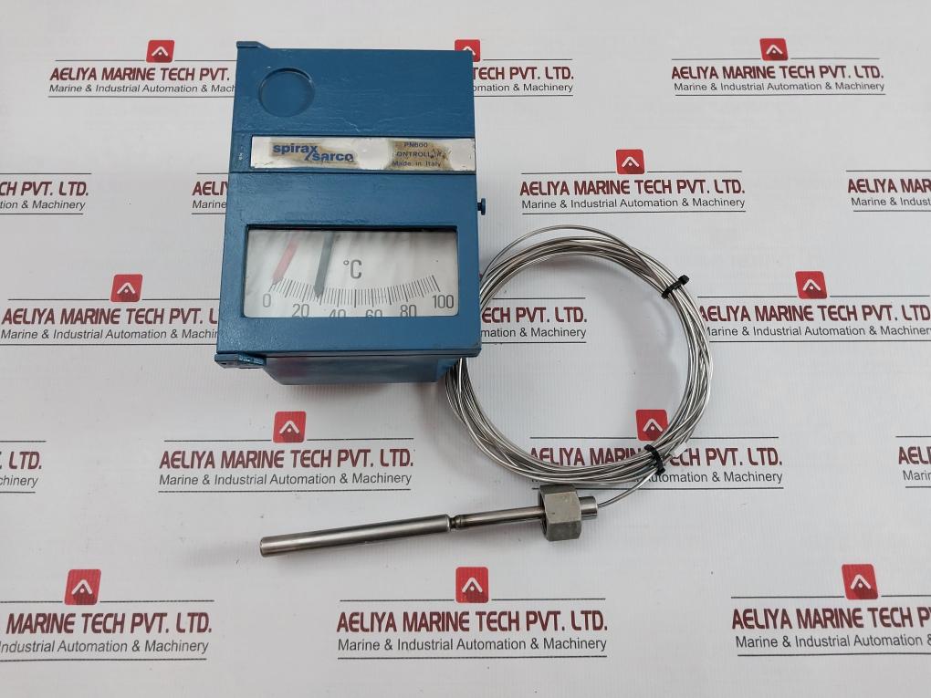 Pneumatic Temperature Controller 663-t5 Spirax Sarco Pn600 0-30 Psi 5-meter