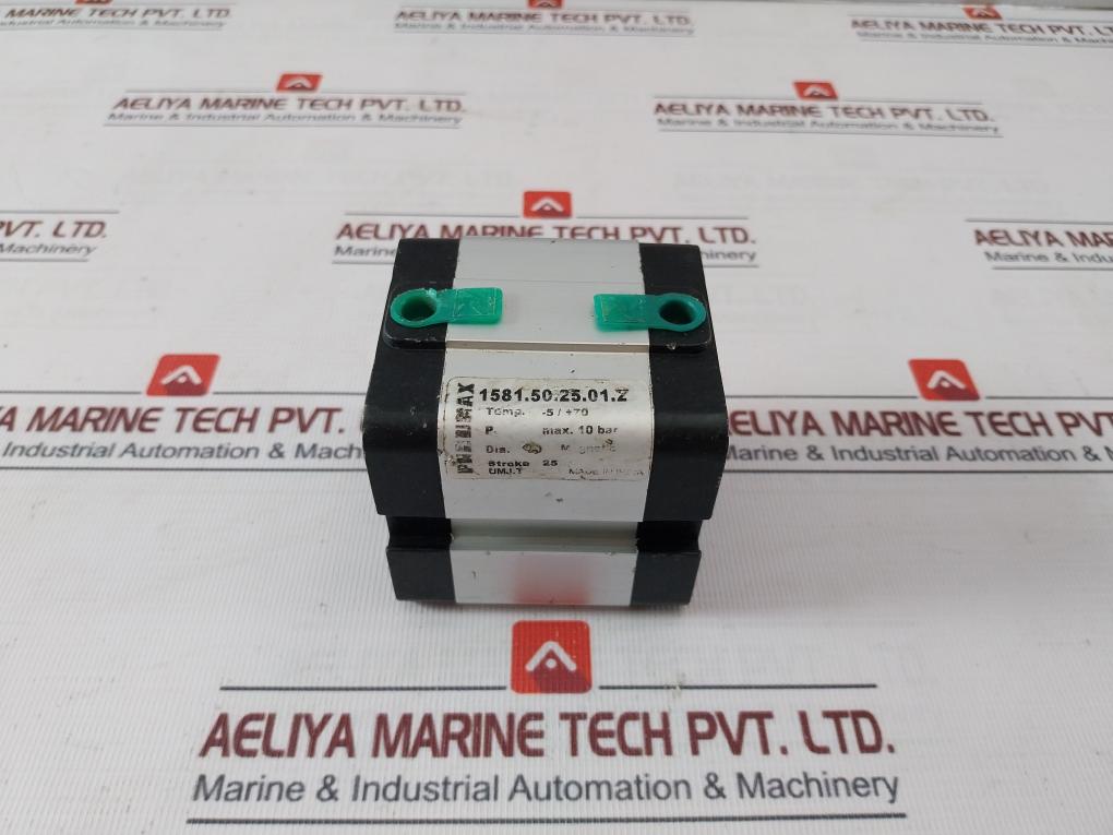 Pneumax 1581.50.25.01.2 Pneumatic Compact Cylinder 10 Bar 25 Mm