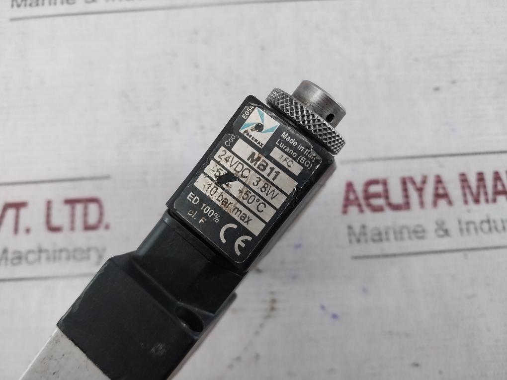 Pneumax 488.52.0.1.M11 Solenoid Valve 24Vdc 3.8W 2.5 – 10 Bar 3.8 W E054