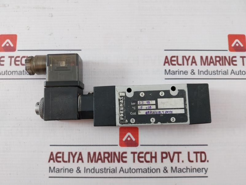 Pneumax Mb11 Pneumatic Solenoid Valve 488.52.0.1.M11 24Vdc 3.8W 10 Bar