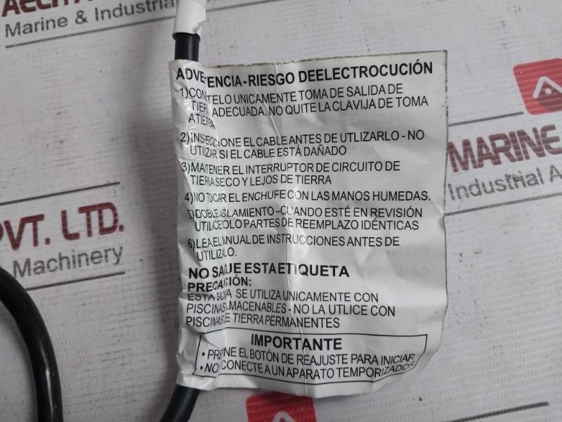 Polygroup Rx600 Above Ground Swimming Pool Filter Pump 120V 7.5-meter 0054891