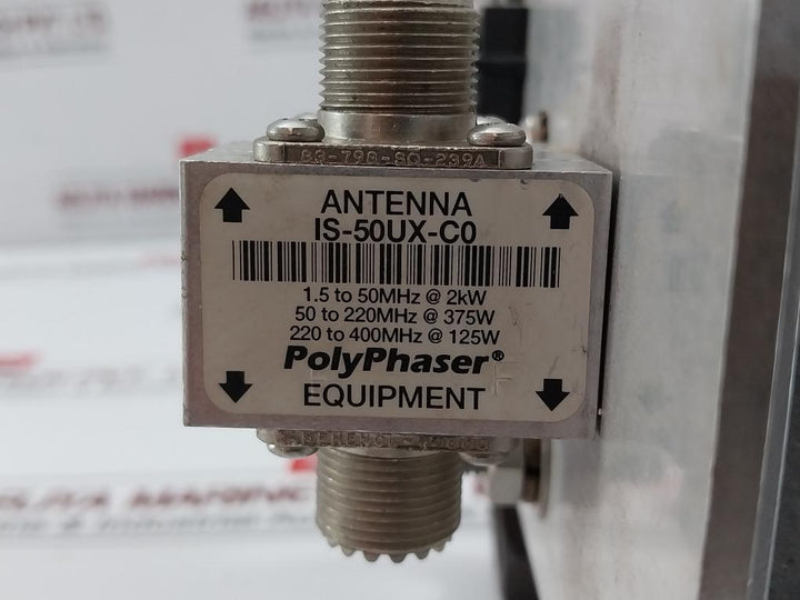 Polyphaser Coaxial Rf Surge Protector 220 To 400Mhz 125W Part No Is-50Ux-c0