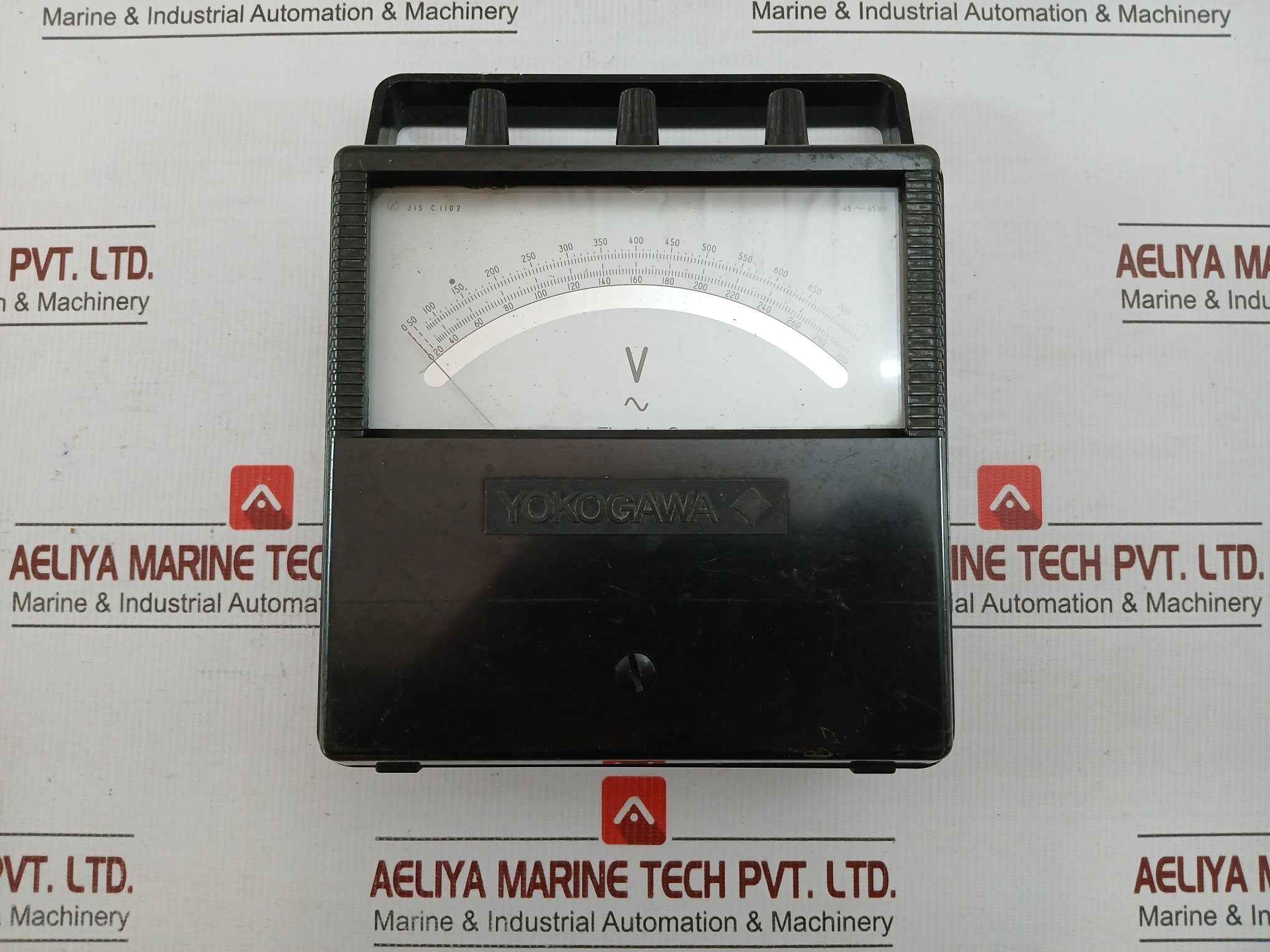 Portable Analog Ac Voltmeter Class 0.5 45-65Hz Yokogawa 2013