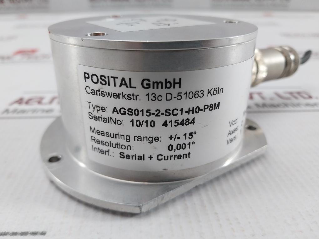 Posital Ags015-2-sc1-h0-p8M Inclinometer 10-30V