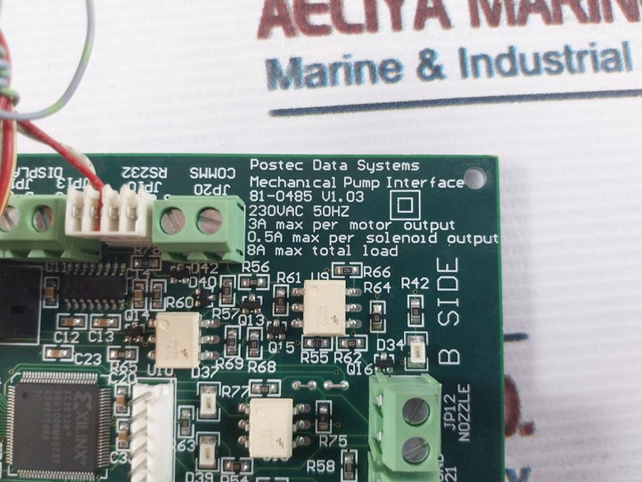 Postec Data Systems 81-0485 V1.03 PCB Card